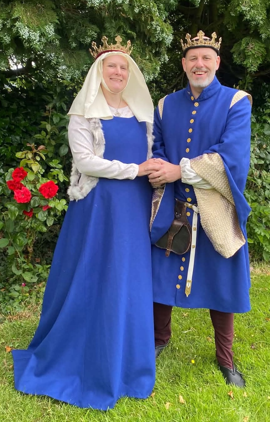 King Padraig Gliadrach O'Ceallaigh and Queen Elsa Snakenborg